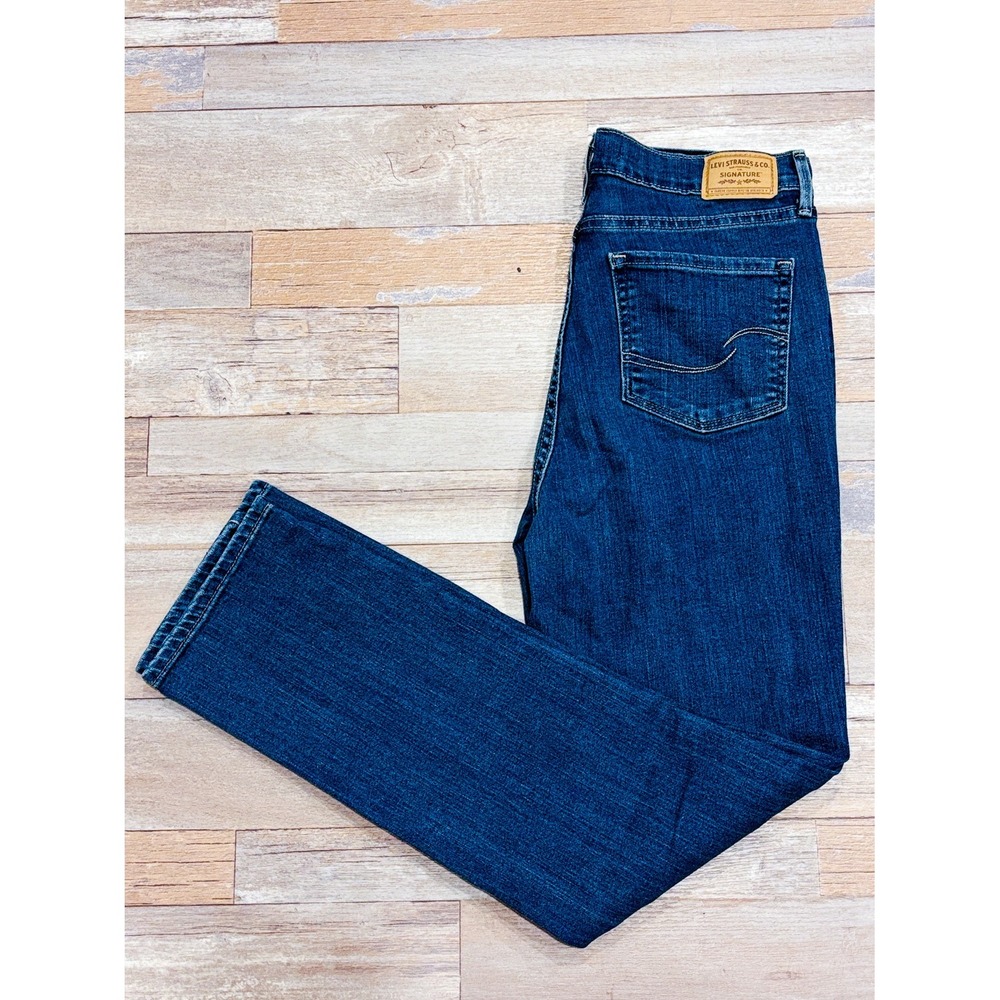 LEVI'S Blue straight‎ leg jeans | High rise classic denim | Size 6